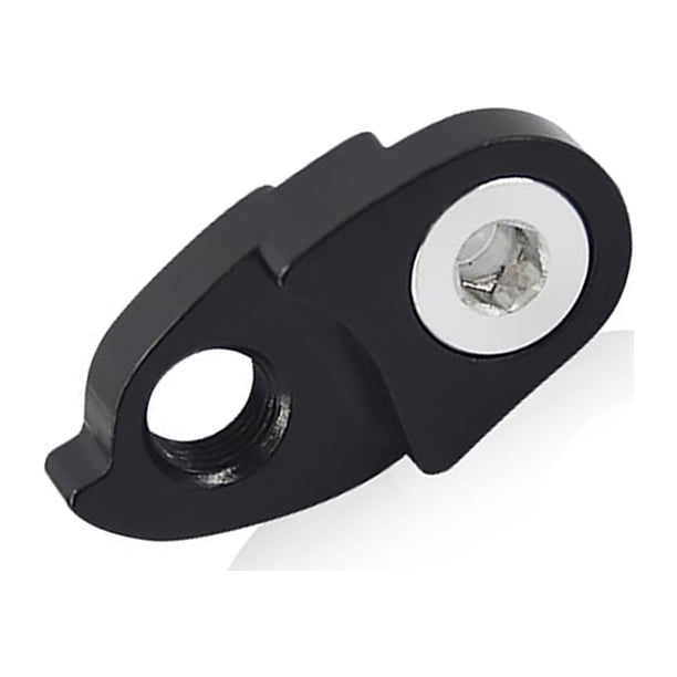 Eigraketly Patilla de cambio trasera para bicicleta, extensor de aleación de aluminio, gancho trasero negro Type3 NO3