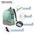 thumbnail image 4 of Naloa Vintage Brass Balance Scale Canvas Backpack for Men Women Rucksack Casual Travel Daypack College Tote Satchel Bookbag for Teens-Medium, 4 of 7