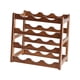 thumbnail image 5 of Estante de madera para vino tinto, decoración, material grueso, soporte para vino. 4 capas 12 botellas, 5 of 9