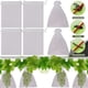 thumbnail image 2 of 10-500PCS New Garden Grape Fruits Protection Bag Pest Control Net with Drawstring Mango Vegetable Flowers Mesh Netting Anti Bird16x22cm (500pcs) He Qiyong unisex, 2 of 2