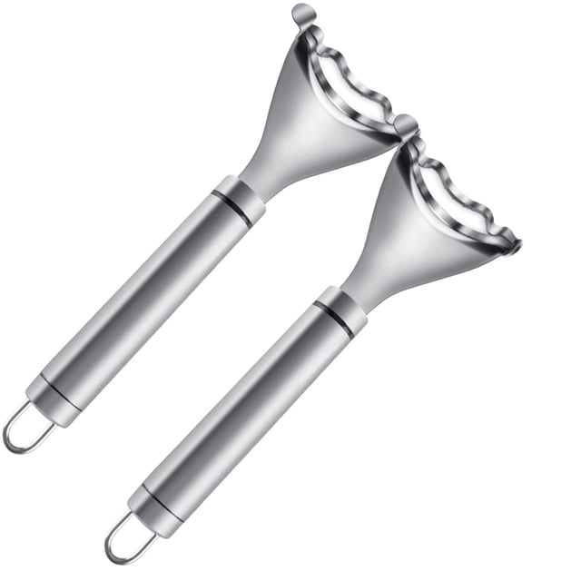 2PCS Magic Corn Peeler,Kitchen Gadget,Stainless Steel Corn Thresher with Ergonomic Handle,Corn Stripper Corn Cob Stripper Tool,Thresher Corn Cutter from the Cob