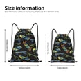 thumbnail image 2 of Fuzoiu Colorful Skateboard Print Drawstring Backpack for Gym, Travel, Yoga,Sports Sackpack String Bag for Women Men-Small, 2 of 6