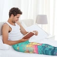 thumbnail image 5 of Sikiie Retro Palm Beach Sunset Pajama Pants Men, PJ Bottoms, Sleep & Lounge Pants-XX-Large, 5 of 6