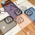 thumbnail image 2 of Lujo Azul Acrílico Transparente Duro A Prueba De Golpes Samsung Galaxy A54 A04E A34 A14 A02S A03S A10S A20S A50S A30S A50 A24 S23 Plus ULTRA Funda Para Teléfono De Grado Simple Shock Suave TPU Cubiert, 2 of 4