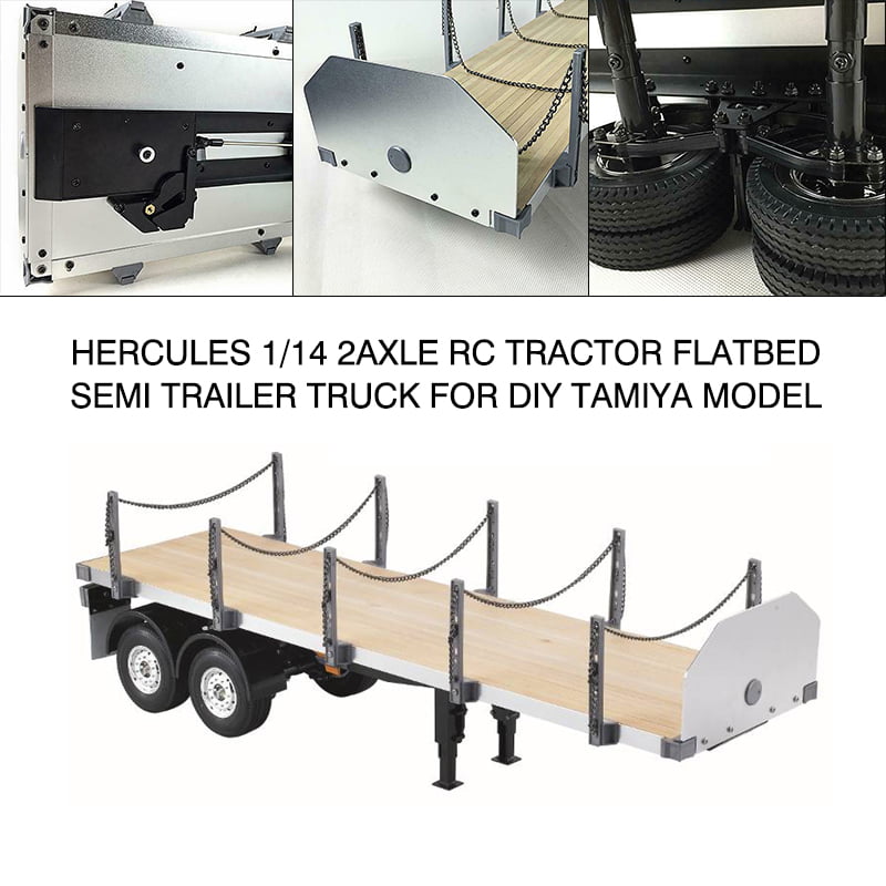 1/14 Hercules RC Tractor Truck 3 Axle Cars Model Plastic Shell Parts Accessory