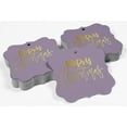 thumbnail image 4 of Inkdotpot Real Gold Foil Bracket Shape Paper Hang Tags Merry Christmas Favor Tags Pack Of 50, 4 of 6