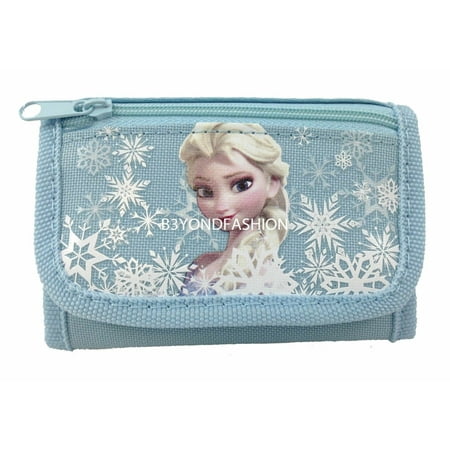 Dsiney Frozen Elsa Tri-fold Canvas Wallet