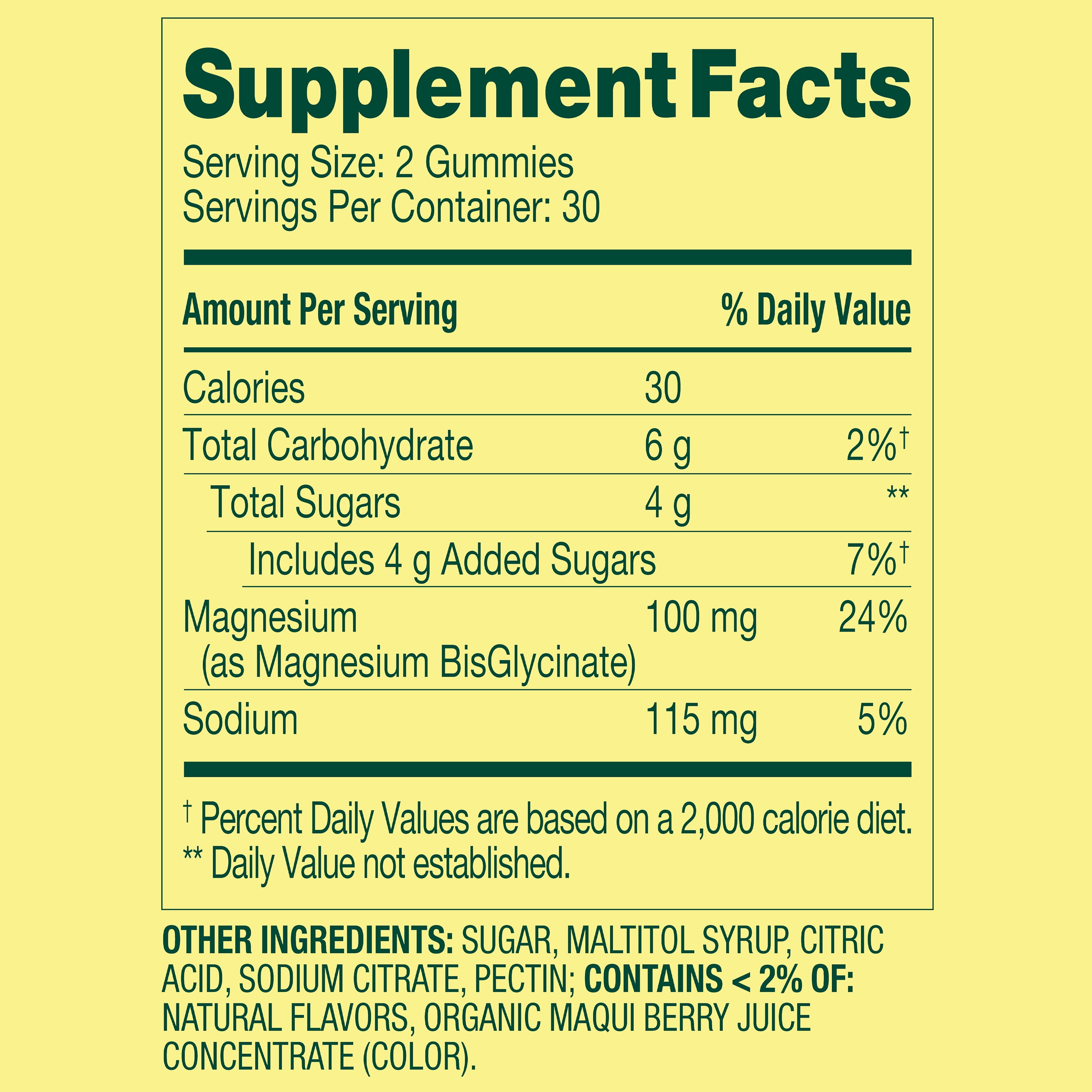 SV Mag Glycinate 100mg, 60ct