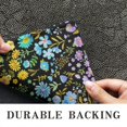 thumbnail image 6 of Bohemian Retro Floral Non-Slip Entryway Door Mat,Boho Indoor Decor Durable Low Plush Door Mat,Washable Welcome Rug for Patio Hallway Home Decor 17x30 Inches, 6 of 7
