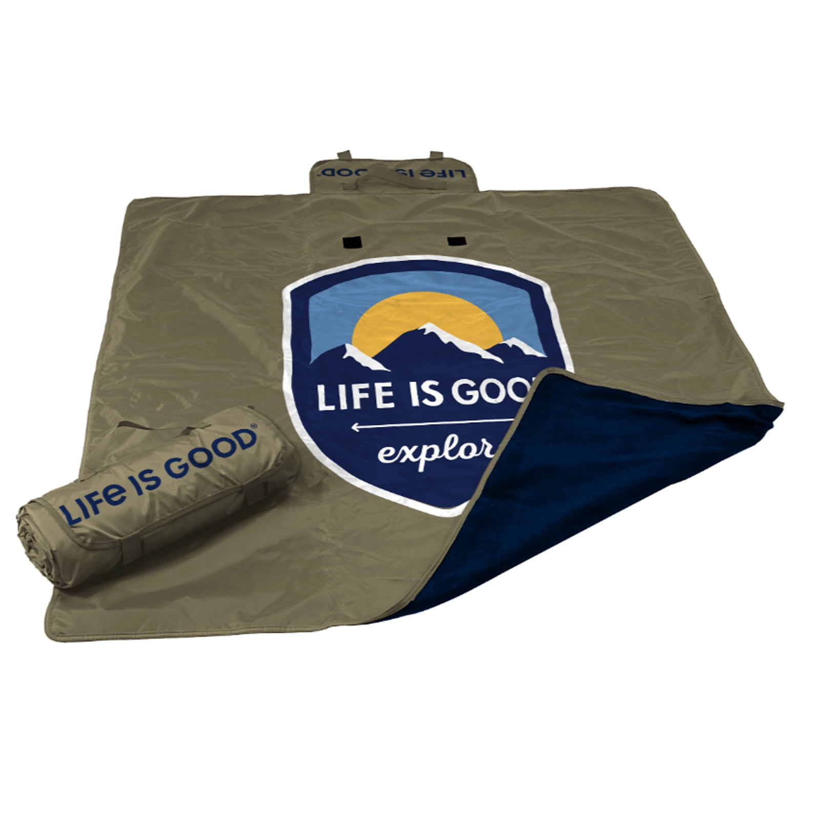 Life is Good Logo Brand Outdoor All Weather Blanket