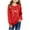 Red, variant on Maean Girls Hoodie Sweatshirts Bow Graphic Long Sleeve Crewneck Lightweight Loose Sweatshirts