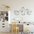 thumbnail image 3 of Cute Baby Dino Dinosaur Trex T-Rex Wall Sticker Art Decal for Girls Boys Kids Room Bedroom Nursery Kindergarten Garage House Fun Home Decor Stickers Wall Art Vinyl Decoration Size (35x40 inch), 3 of 3