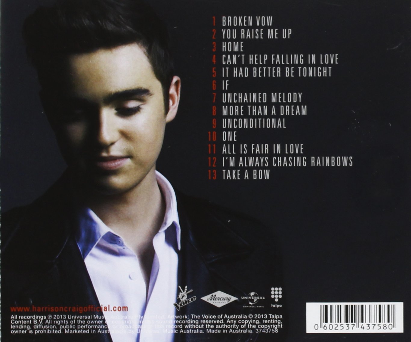 Harrison Craig (The Voice Winner 2013)More Than a (CD)