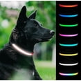 thumbnail image 3 of EONQY Light Up Dog Collar, LED Dog Collar Light USB Rechargeable, 8 Colors Change Glowing Dogs Collar for Small, Medium, Large Dogs, 3 of 8