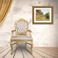 thumbnail image 3 of Monet, Claude 24x20 Gold Ornate Wood Framed with Double Matting Museum Art Print Titled - The Sheltered Path 1873, 3 of 4