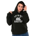thumbnail image 4 of Let's Get Basted Turkey Day Unisex Plus Fleece Graphic Hoodie Brisco Brands 2X, 4 of 5