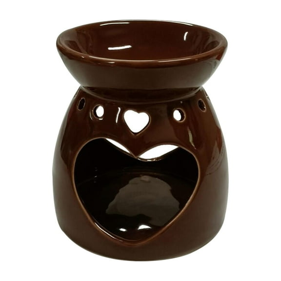 yotijay Modern Essential Oil Burner Tealight Candle Holder, Melt Warmer Coffee