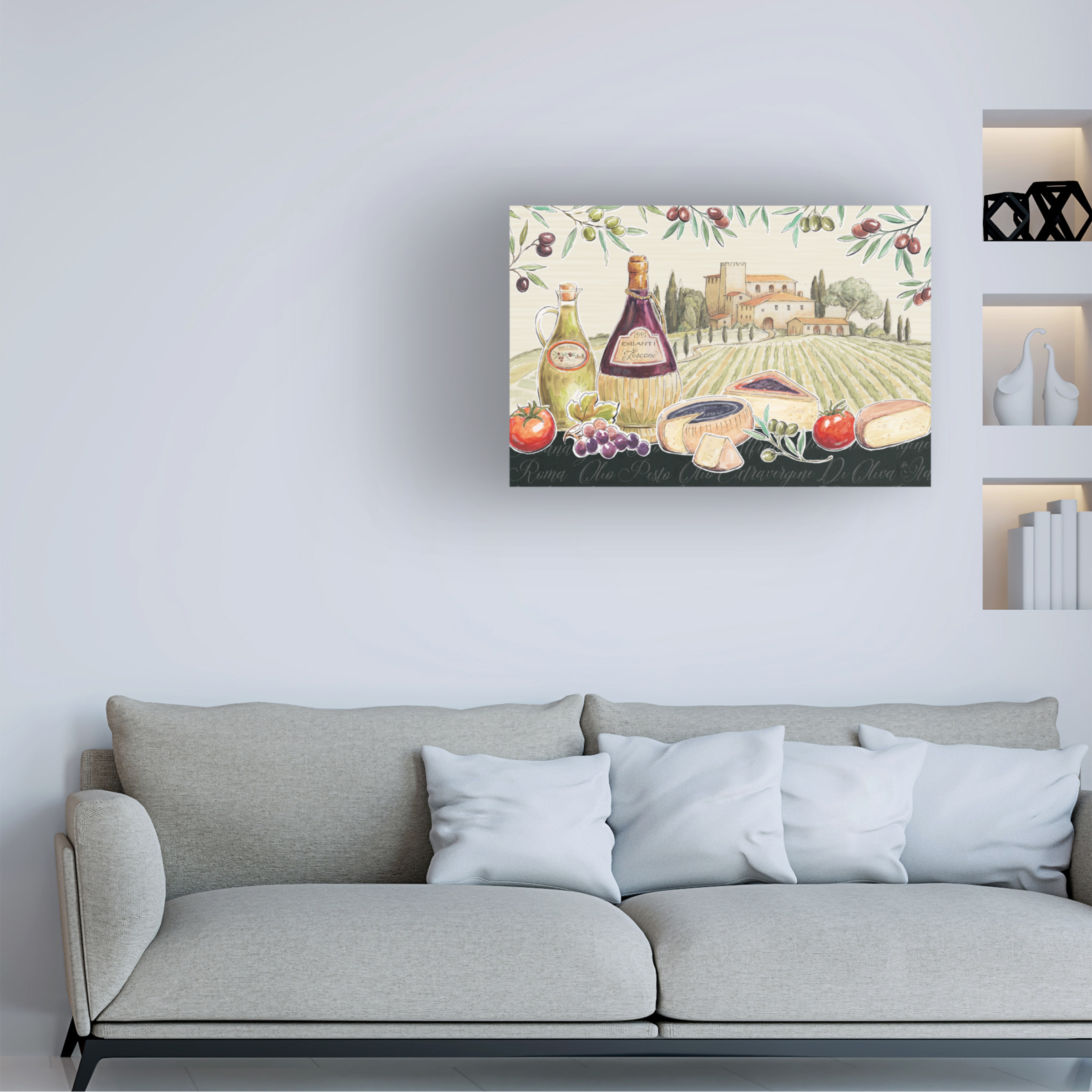 Trademark Fine Art 'Tuscan Flavor I' Canvas Art by Daphne Brissonnet