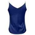 thumbnail image 5 of Women's V Neck Sleeveless Satin Tank Top Nylon Tops Women Top Women Dance 9/11 Top Women Beaded Women All Lace Tops for Women Pajama Top Layering Shirt Seamless Tops 3x Long Tops for Women Leather Top, 5 of 5