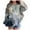 Blue, variant on Camo Hoodie Kids Cute Hoodies Maple Leaf Print Oversized Drop Shoulder Fleece Hooded Sweatshirt Pullover With Pocket 7-8 Years