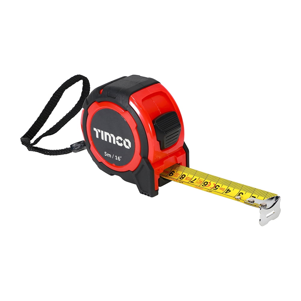 Timco - Tape Measure (Size 5m/16ft x 25mm - 1 Each)