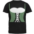thumbnail image 1 of Halloween Medieval Maiden Costume Green Mens T Shirt, 1 of 1