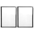 thumbnail image 3 of 2Pcs Clear Menu Covers Transparent Restaurant Drink Menu Covers Table Menu Covers, 3 of 9