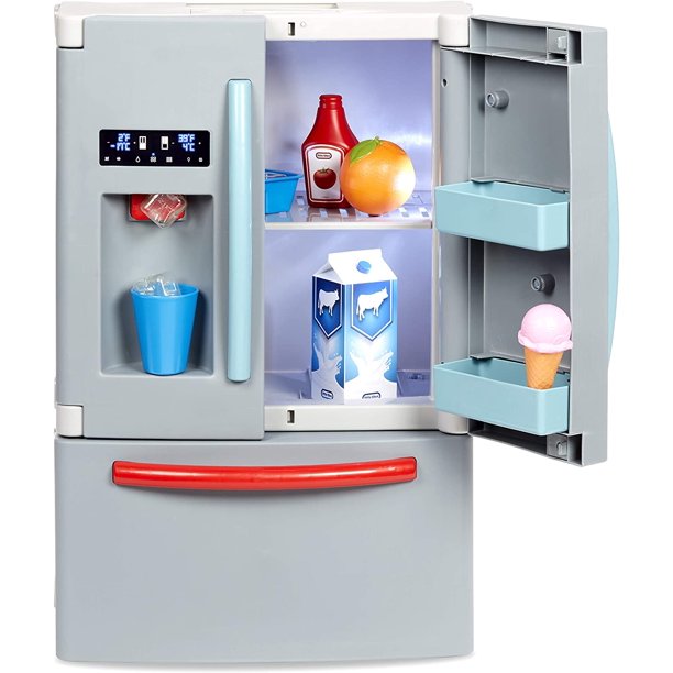 Little Tikes First Fridge Refrigerator with Ice Dispenser Pretend Play