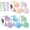 Gradient Color, variant on 2500 Pcs 2 Inch Circle Thermal Sticker Labels Self Adhesive Round Direct Thermal Labels Multipurpose Printer Stickers for DIY Logo Design, Qr Code, Name Tag
