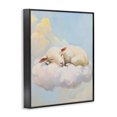 thumbnail image 2 of Stupell Industries Contemporary Sleeping Sheep on a Cloud Black Framed Giclee Art, 11 x 14, by The Prints Vibe, 2 of 8
