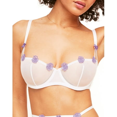 

Adore Me Meadow Unlined Balconette Women s Bra Plus and Regular Sizes