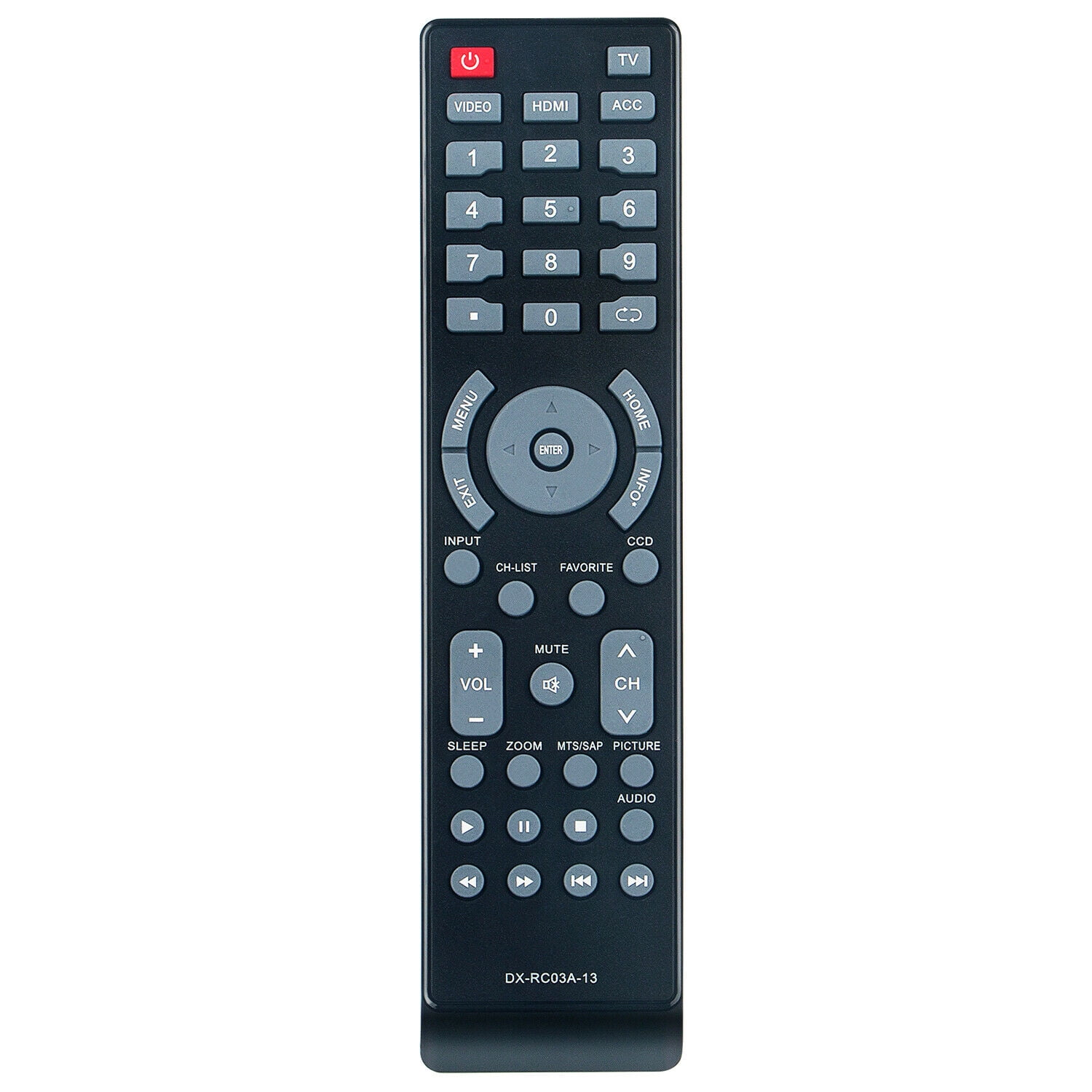 Winflike DXRC03A13 Replaced Remote Control fit for Dynex TV Model DX