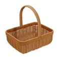 thumbnail image 1 of Cesta de picnic de imitación de ratán, cesta de compras de granja para dulces, frutas y bodas S, 1 of 8