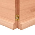 thumbnail image 3 of vidaXL Table Top Light Brown 120x50x(2-4)cm Treated Solid Wood Live Edge, 3 of 7