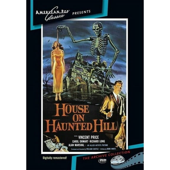House on Haunted Hill (DVD), American Pop Classic, Horror