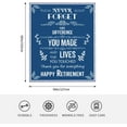 thumbnail image 2 of Retirement Gifts for Women/Men 2023, Best Retirement Gifts Ideas, Happy Retirement Going Away Gift, Funny Farewell Gifts for Coworkers Women, Coworker Leaving Gift Blanket 60X50in, 2 of 5