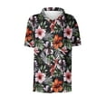 thumbnail image 6 of Weiqiqre Womens Tops Summer Beach Shirt Tropical Shirts Womens Hawaii Button Down Short Sleeve Blouses Button Up Tops, 6 of 6
