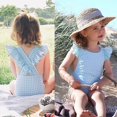 thumbnail image 2 of 2-8y Girls Swimwear One Piece Children's Swimsuit With Hat R, 2 of 5