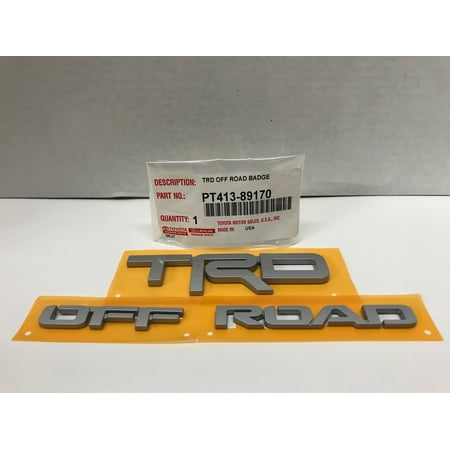 Genuine Toyota TRD Off Road Badge 4Runner