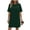Green, variant on Sleep Shirts for Women Summer Casual Short Sleeve T shirt Night Dress Crew Neck Womens Nightgown with Pockets