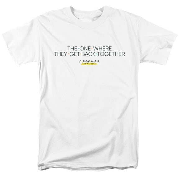 Friends The One with Reunion White Unisex Adult T-Shirt