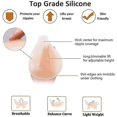 thumbnail image 3 of CHAO Sujetador invisible con adhesivo de silicona, sujetador push up con realce oculto para mujer DDD, 3 of 5