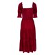 thumbnail image 4 of Vestido largo de cintura alta para mujer Vestido elegante y ajustado para ir al trabajo Ygjytge Vino rojo T S para Mujer, 4 of 9