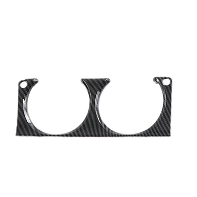 Auto fibra de carbono consola central delantera soporte para vasos decoración cubierta pegatinas compatibles con Sienna 2