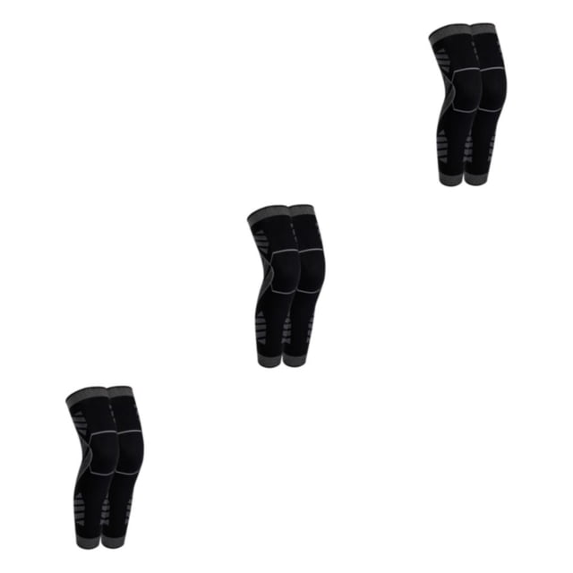 maskred Knee Support Brace Stable And Supportive Fit Breathable And Reliable Protection black M 3Set