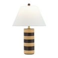 thumbnail image 2 of Safavieh Shea 16" Modern Resin Table Lamp, Brown/White, 2 of 5
