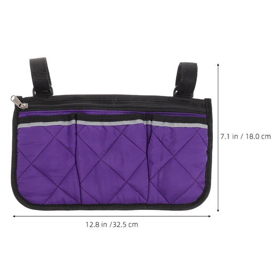 RENACLIPY Quick Installation Walker Bags for Folding Walker Non-woven Fabric 1Pack for Parents