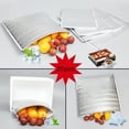 thumbnail image 5 of Anvazise 20Pcs Lunch Bag Thermal Insulation Aluminum Foil Disposable Food Delivery Pouch 30*30cm, 5 of 13