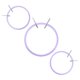 thumbnail image 3 of 3pcs Adjustable Diy Embroidery Hoop Set Cross Stitch Frame For Needlework Cross Stitch Hoop Reusable Sewing Hoop Embroidery Circle Hoop, 3 of 4