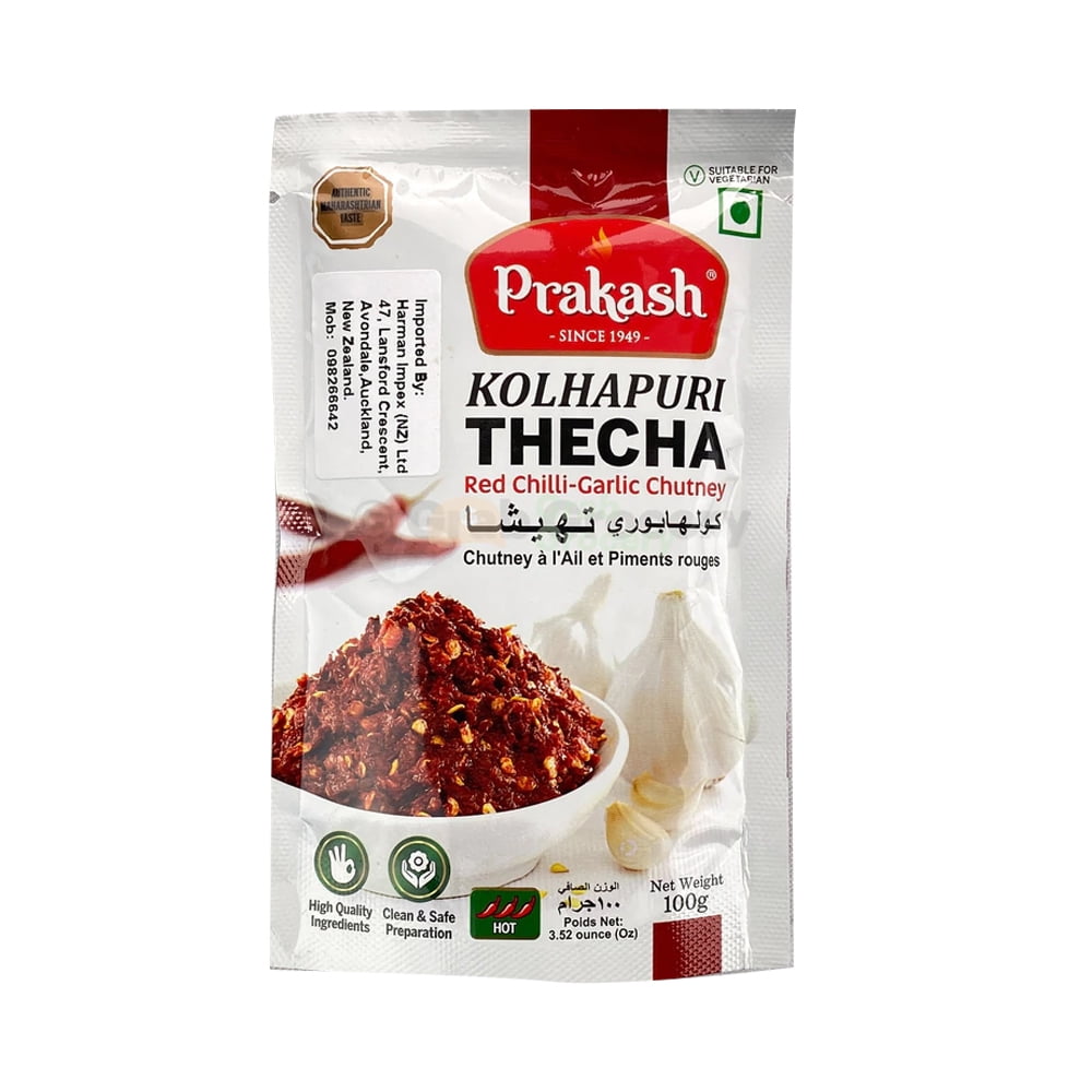 Prakash Kolhapuri Thecha Red ChilliGarlic Chutney 100g